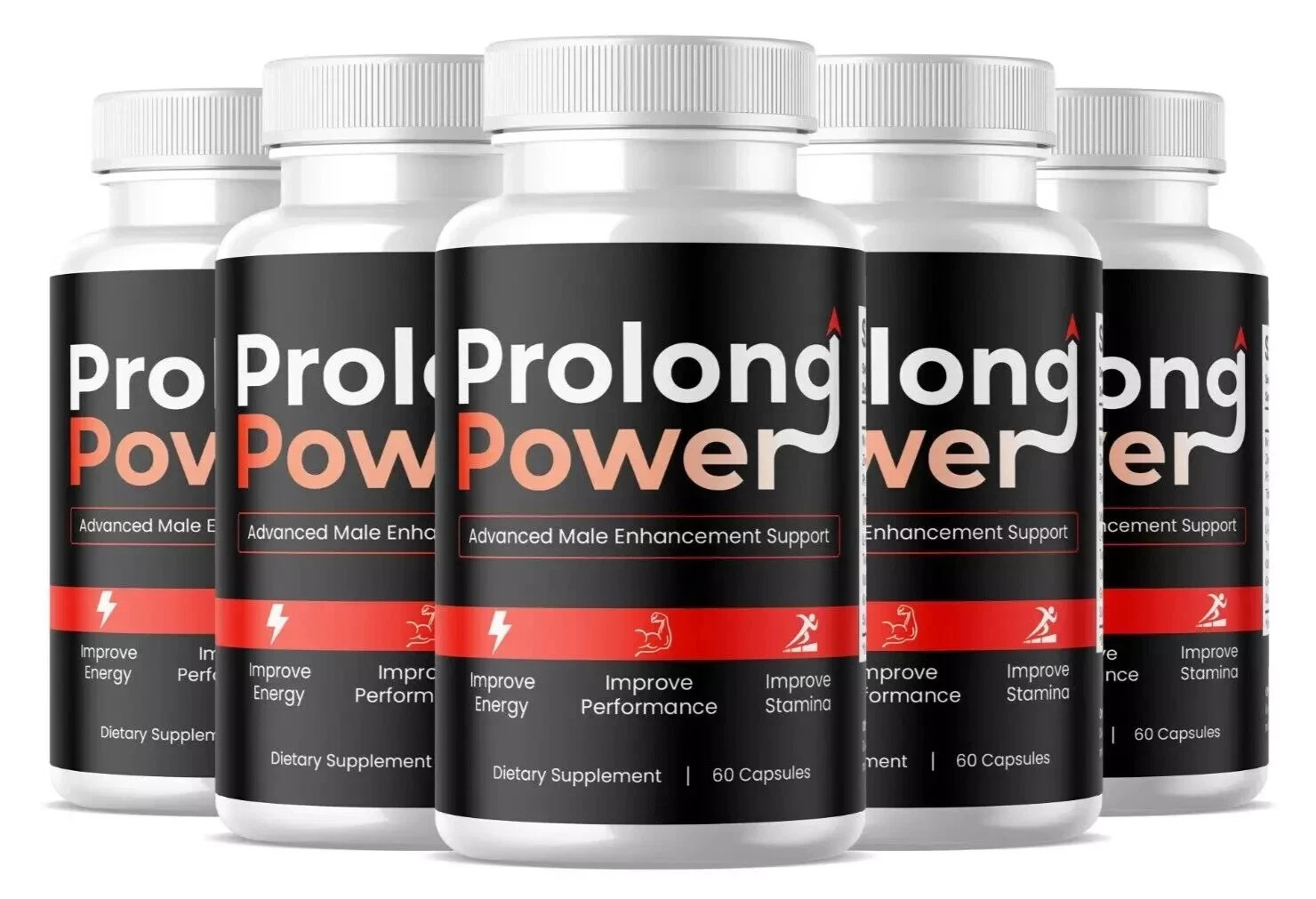 5 Pack ProlongPower Formula Pills Advanced Support Dietary Supplement 60 Caps FS
