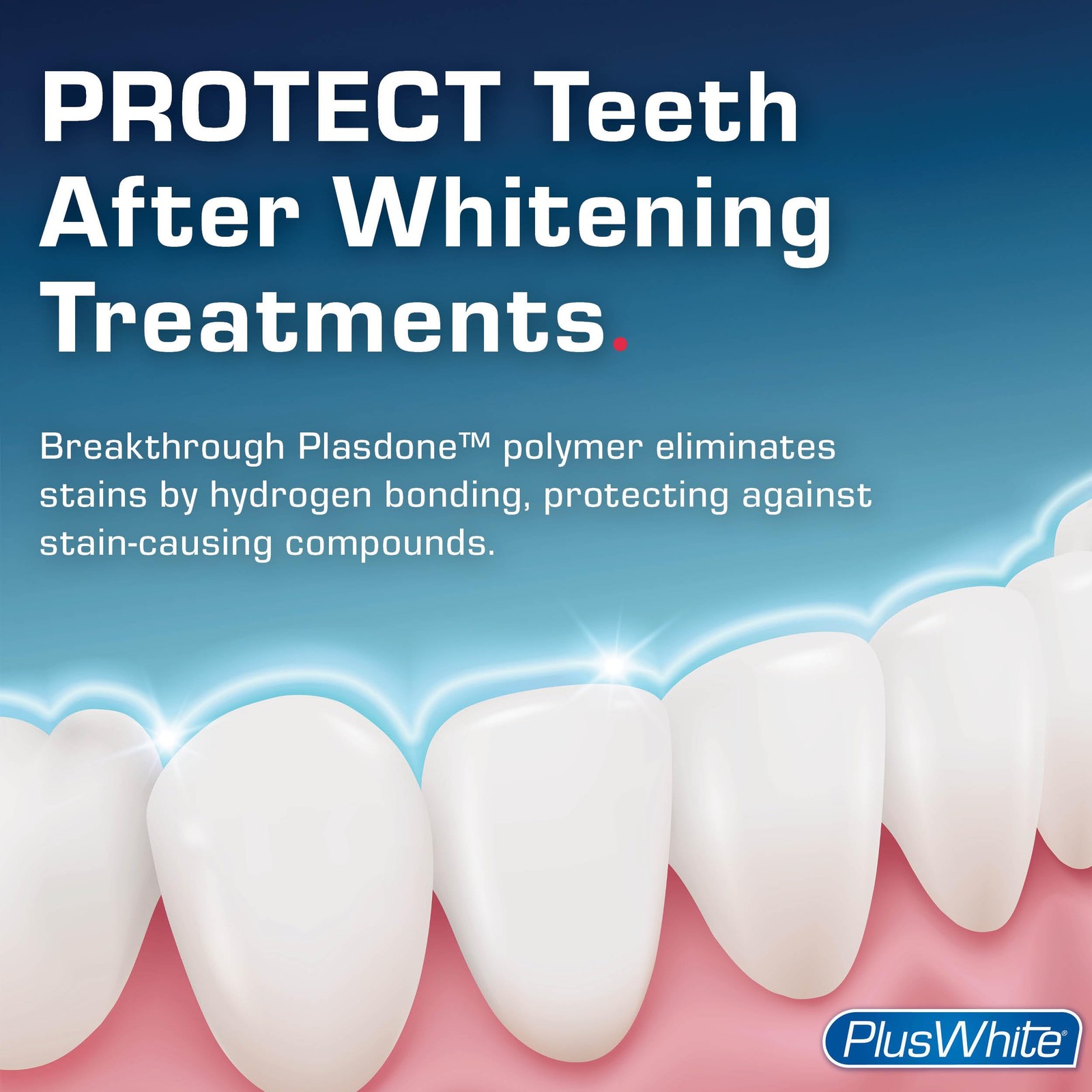 Plus White Stain Guard Post Whitening Rinse 6 Fl Oz (Pack of 2), Clear