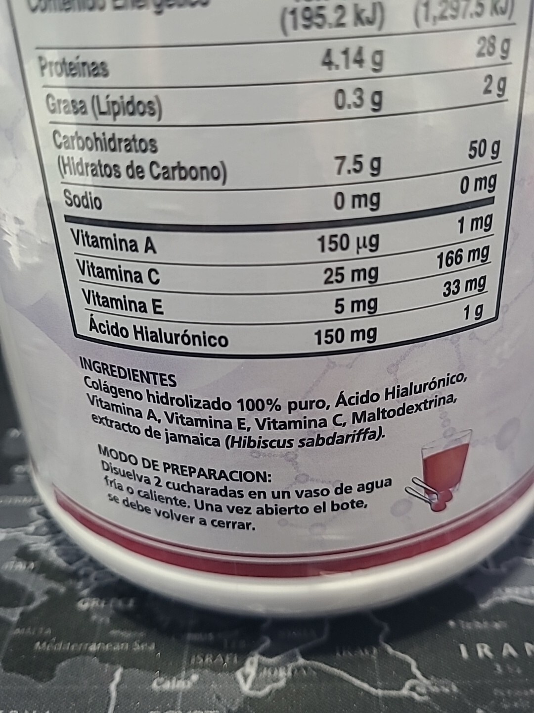 Hydrolized Colagen Hibiscus/Jamaica Colageno Hidrolizado 1.1 Kg ( Polvo SANDY )