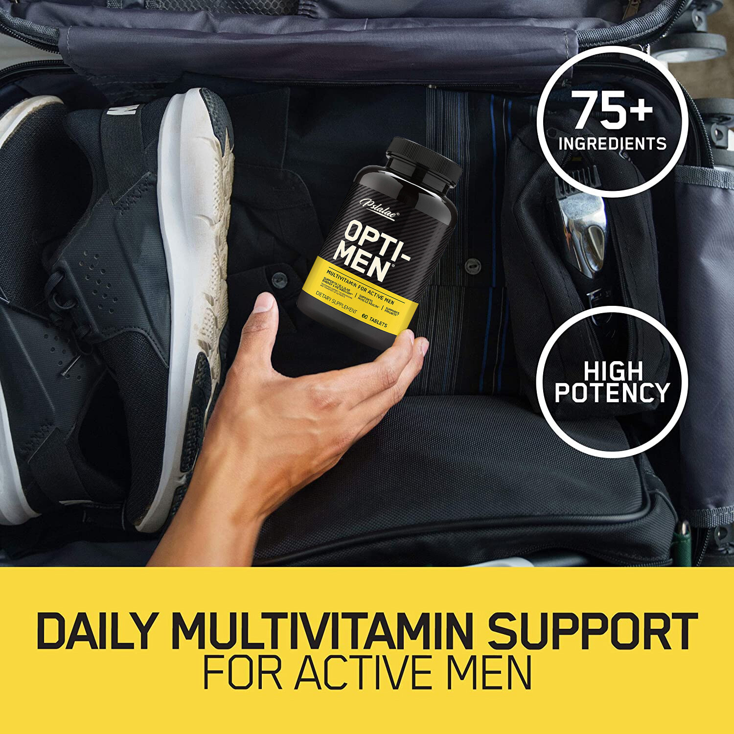 Opti-Men Capsules – Daily Multivitamin Supplement, Promote Metabolism, Immune