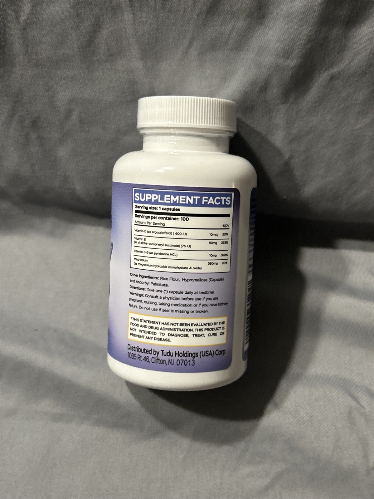 MgSport Magnesium 380mg One A Day Capsules 100 Ct