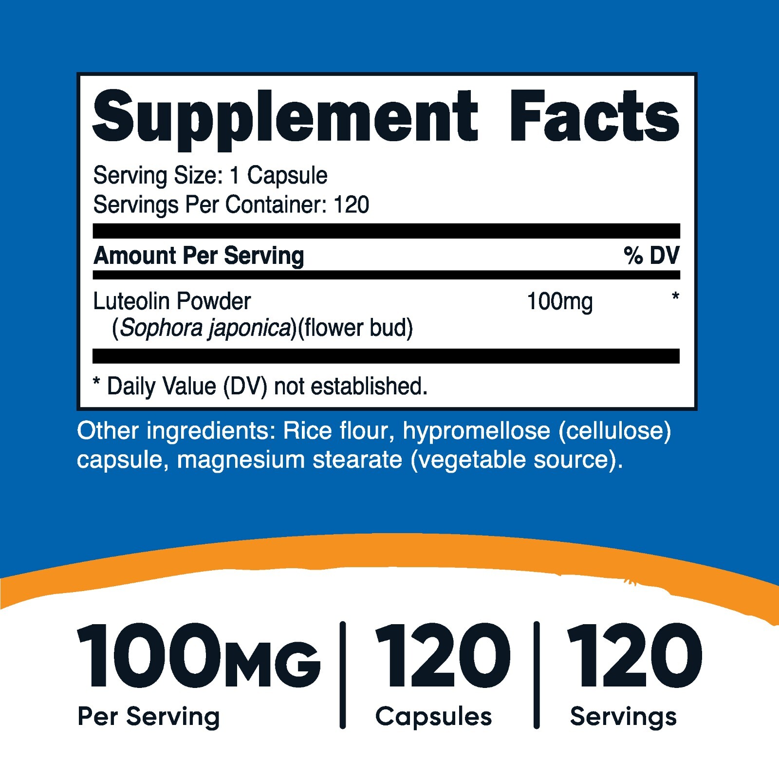 Nutricost Luteolin 100mg 120 Capsules