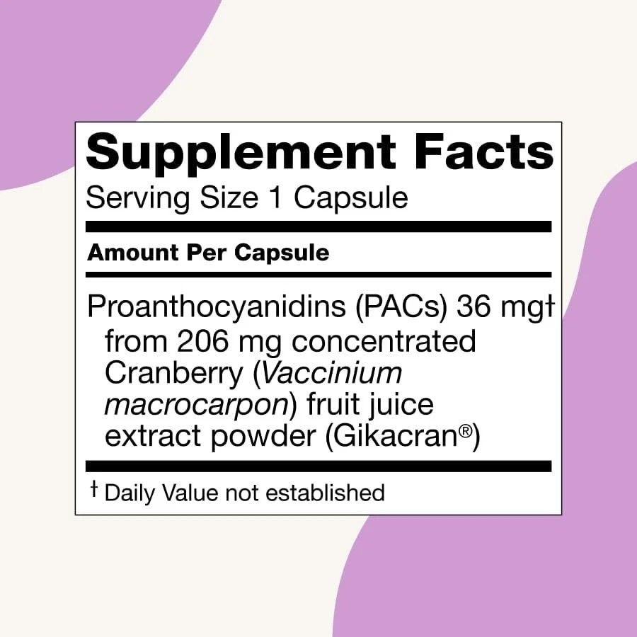 Ellura 36mg Cranberry Capsules 90ct – UTI Support Supplement – EXP – 22/01/2028