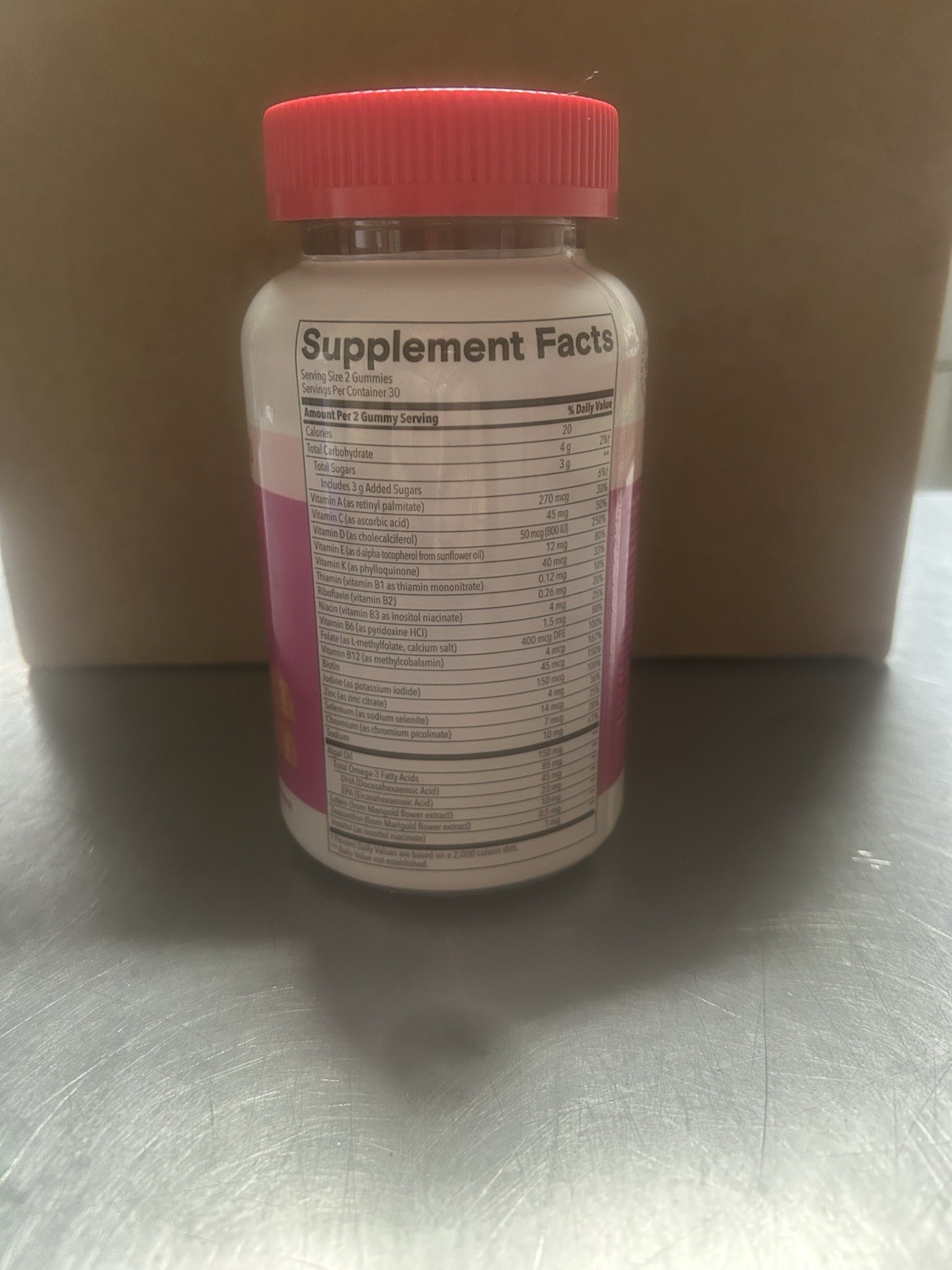 Teen Girl Plus Multi & Omegas. Mango Orange, 60 Gummies