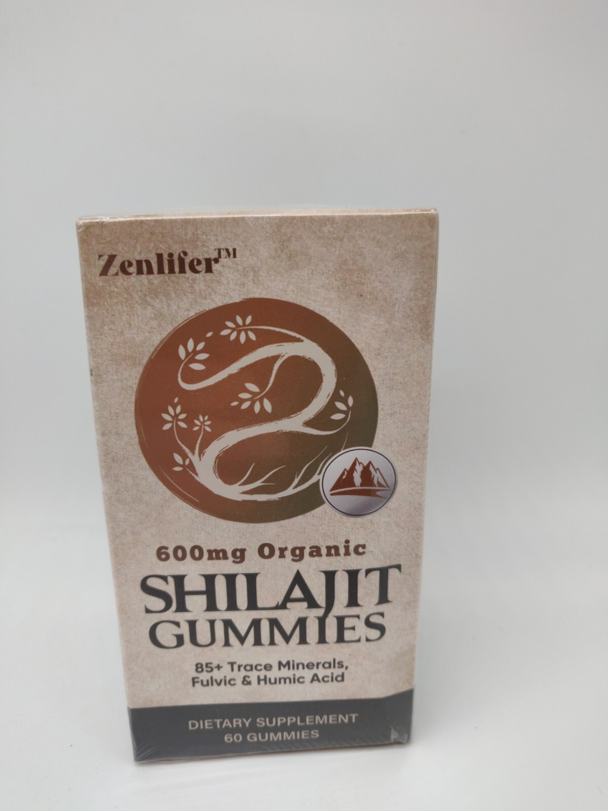 Zenlifer 600mg Shilajit Organic Gummies 60 Count Exp 12/2025