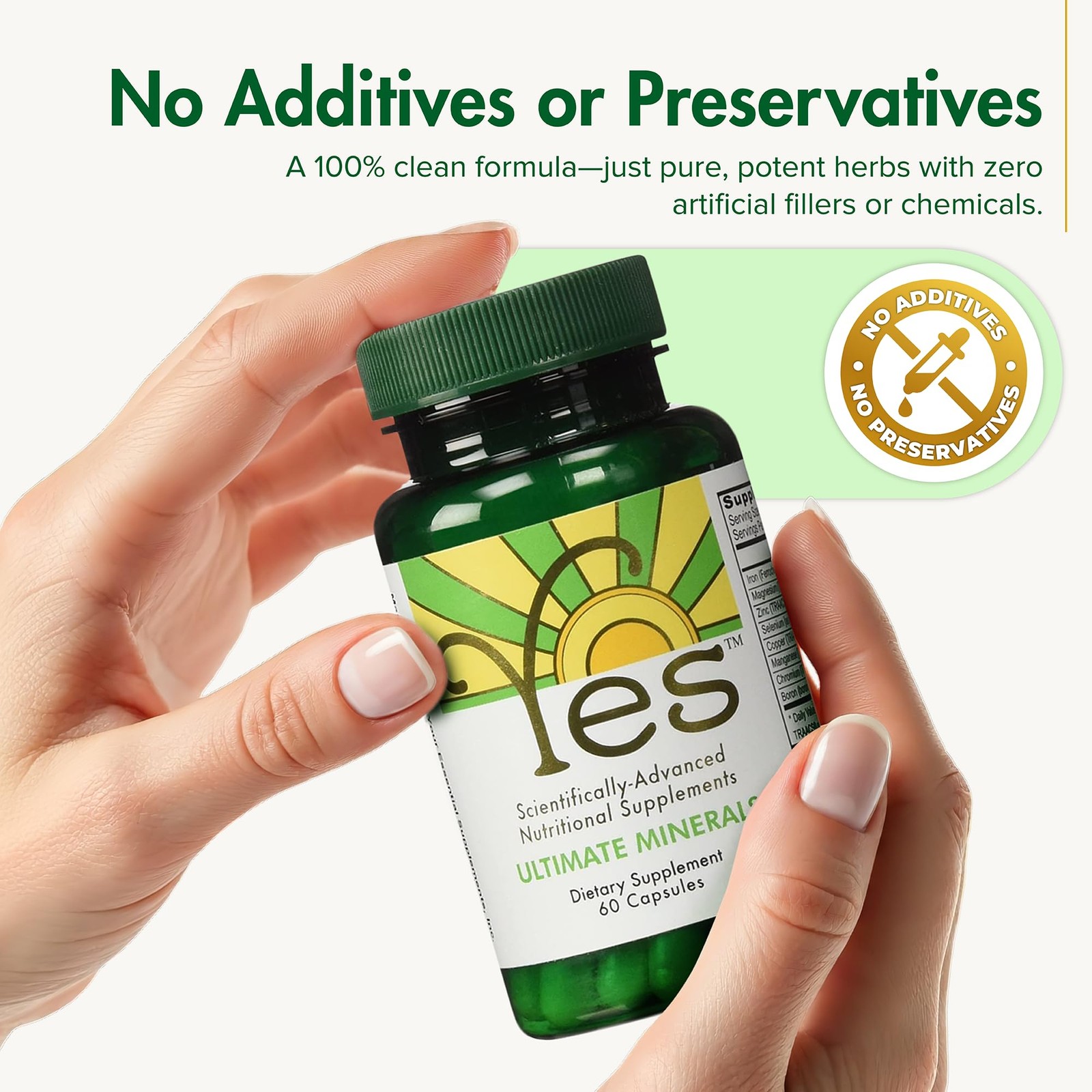 Ultimate Efas Yes Chelated Magnesium Zinc Multimineral Supplement Iron Selenium