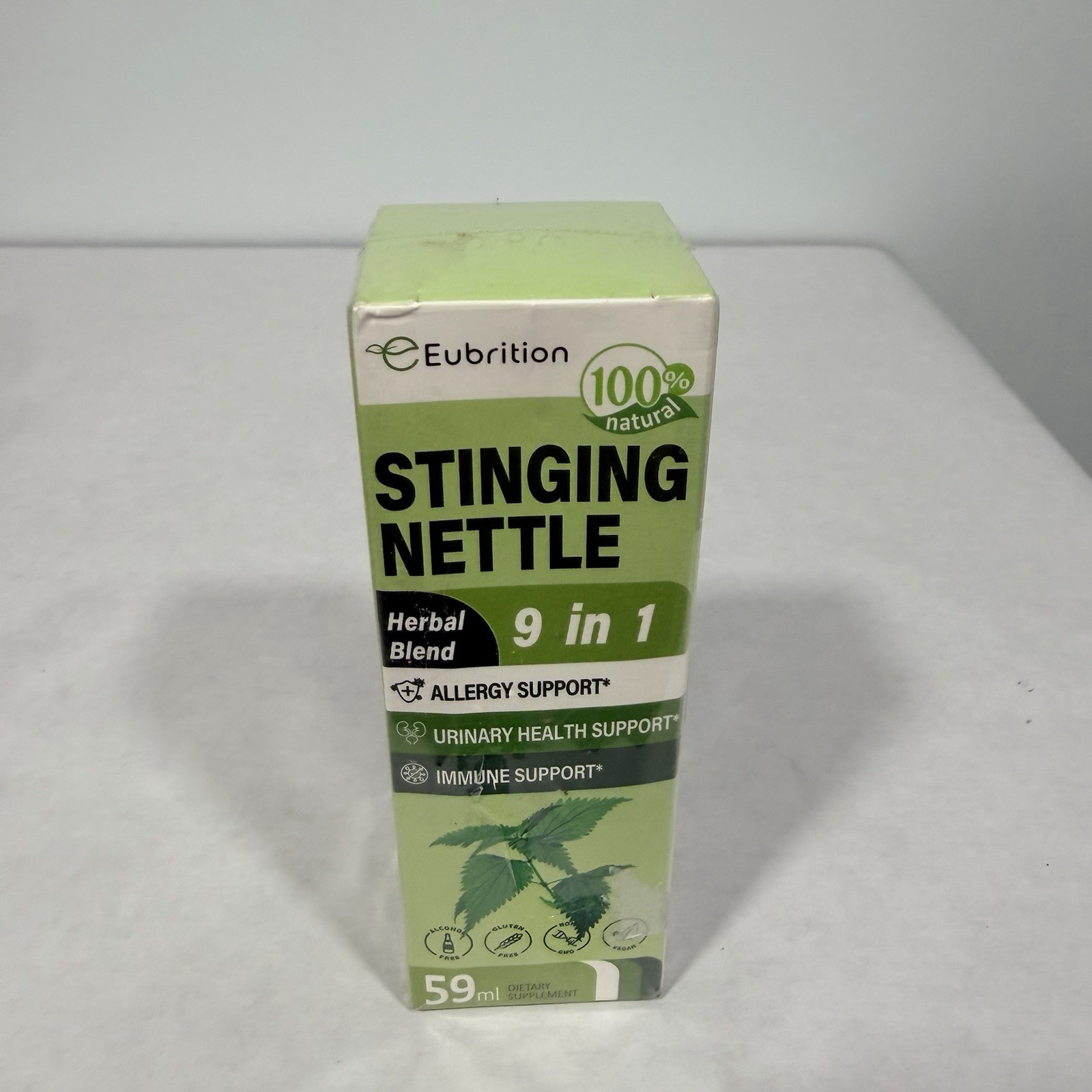 Eubrition Stinging Nettles Drops – Allergy, Immune & Urinary Health, exp 6/2026