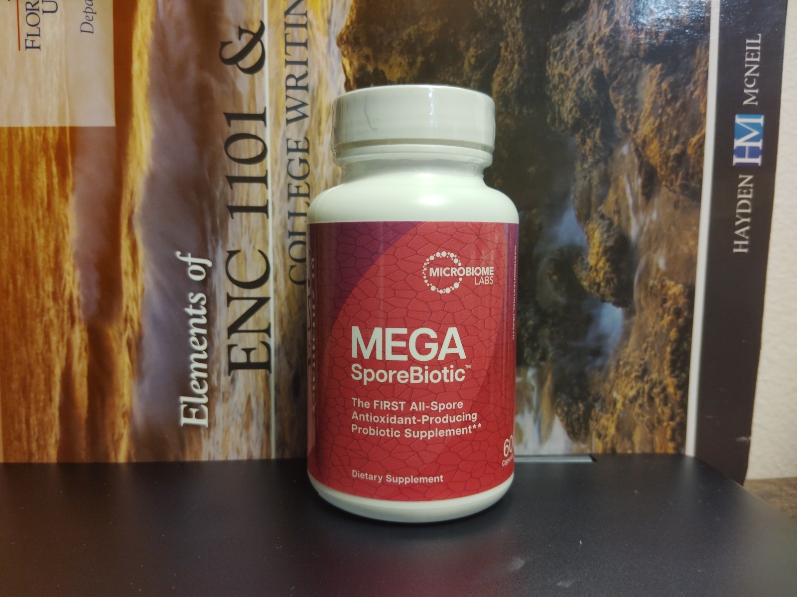 MegaSporeBiotic Microbiome Probiotic Supplement Caps, Gut Health, Daily, 60caps