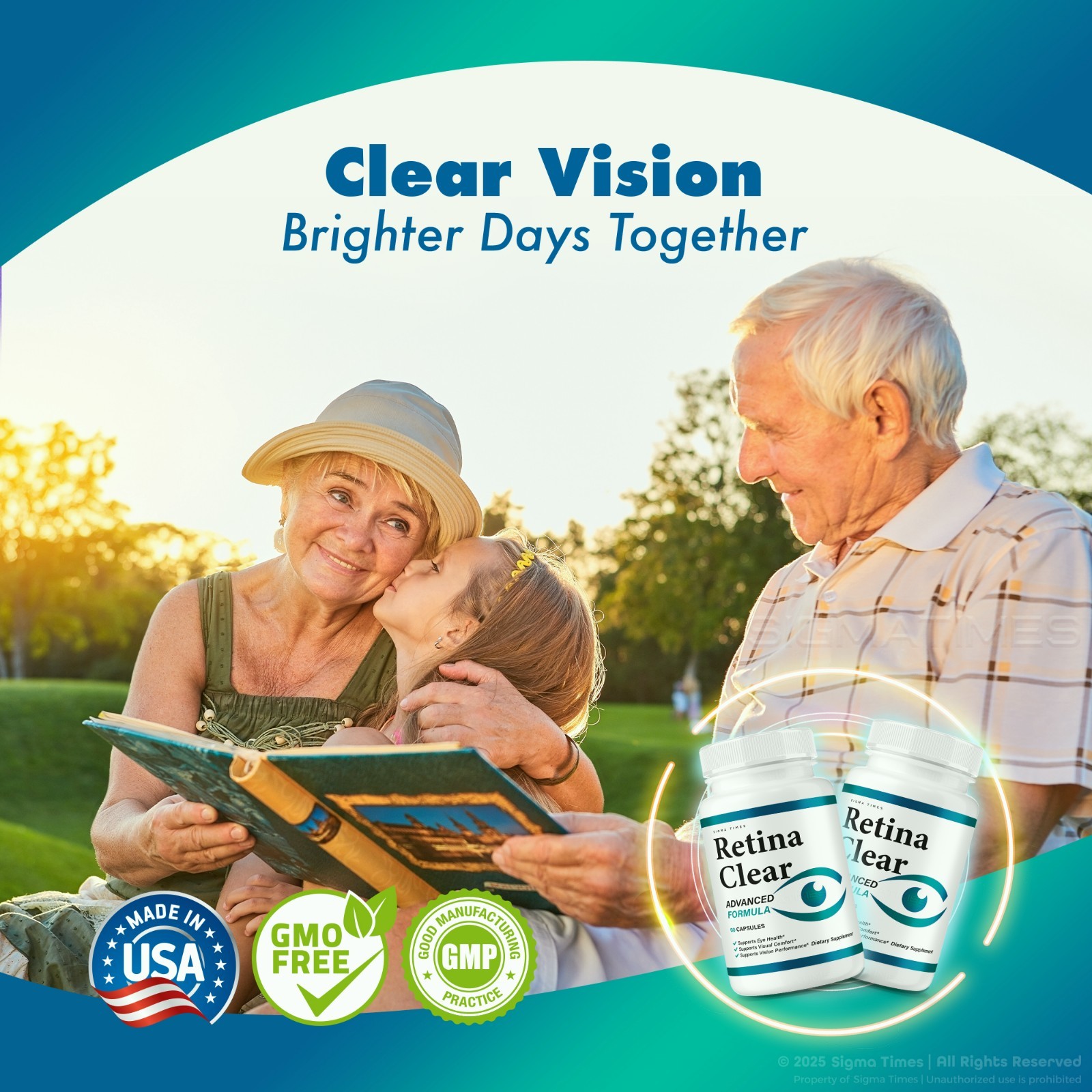 (3 Pack) Retina Clear – Retina Clear Capsules for Eyes