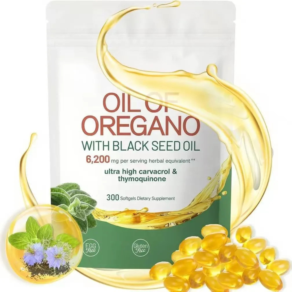 Oil of Oregano with black seed, Antioxidant and Immune Assistance Capsules