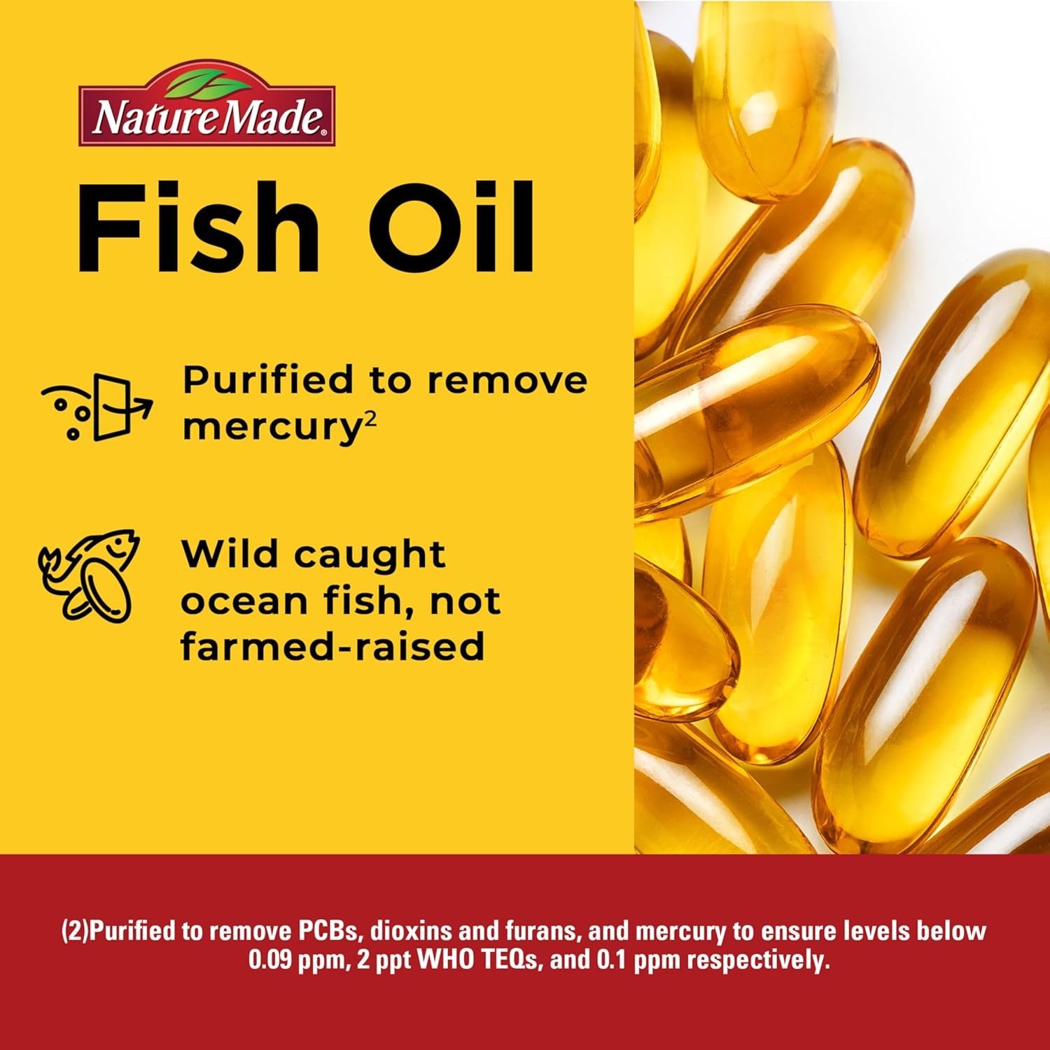 Extra Strength Omega-3 Fish Oil Softgels 2800mg – Heart, Brain & Mood Support