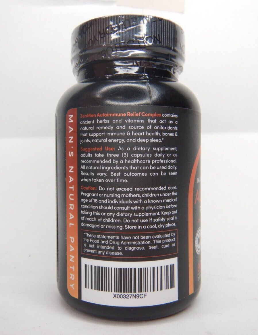 ZENMEN Natural Autoimmune Relief Complex 90 Veggie Caps 12/24
