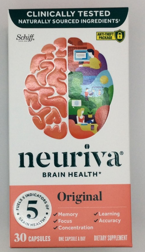 Neuriva Brain Health Original, Memory Focus Concentration, 30ct, 10/2026