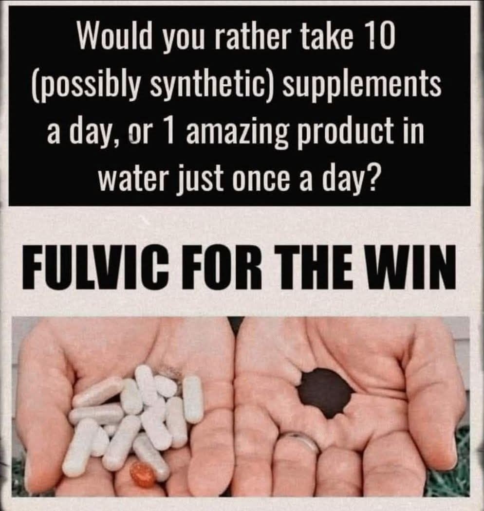 Organic Fulvic Acid Mineral Powder – Chelates Heavy Metals And Body Toxins