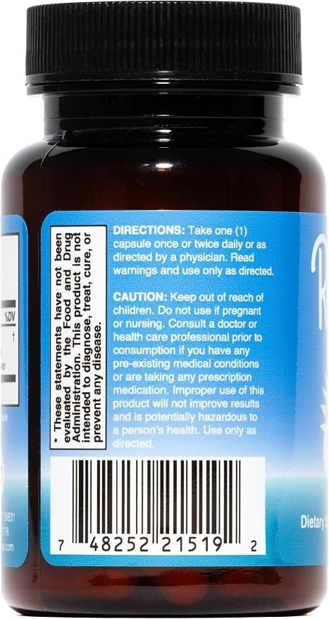 RediCalm – Natural Stress Relief Supplement – Non-GMO, Vegan, Gluten (30 cap)