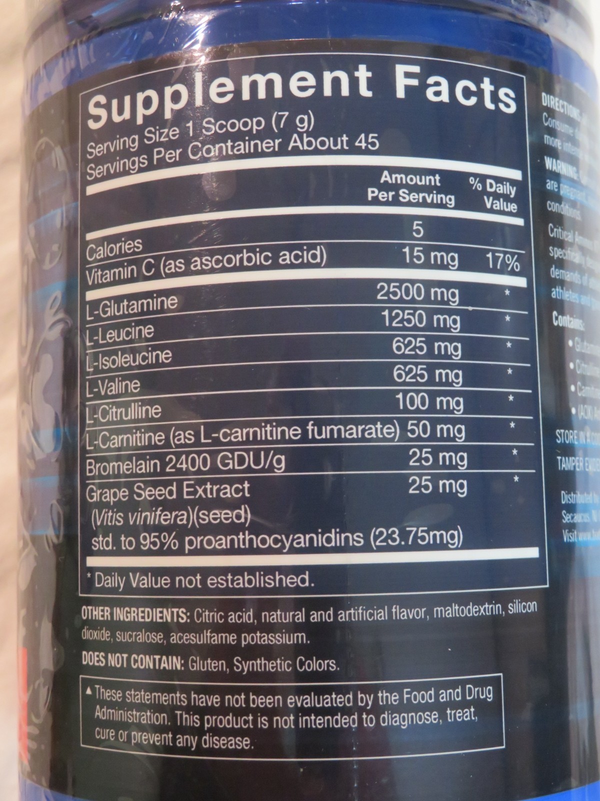 Bodytech Critical Aminos XT Intra/Post Workout 11.1 Oz 45 Servings Fruit Punch