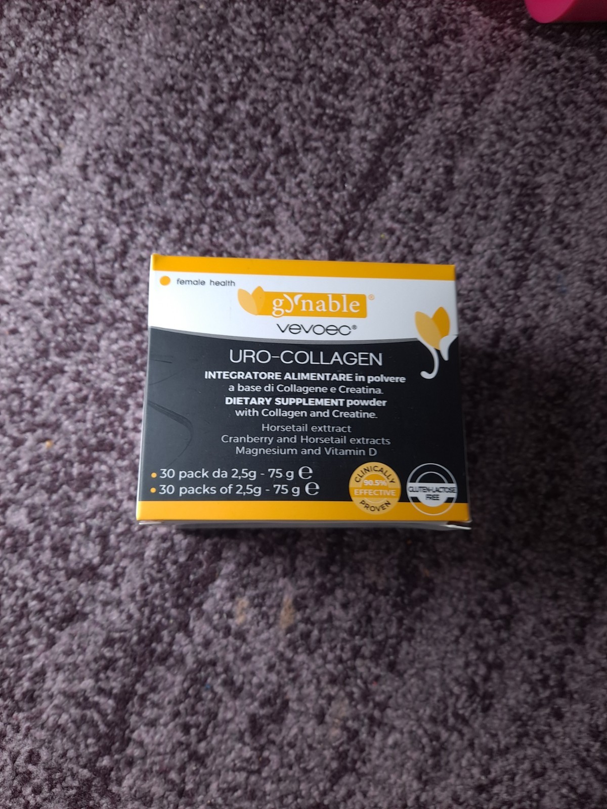 Gynable Uro-collagen 30ct Powder Supplement Horsetail Extract Exp 6/2027