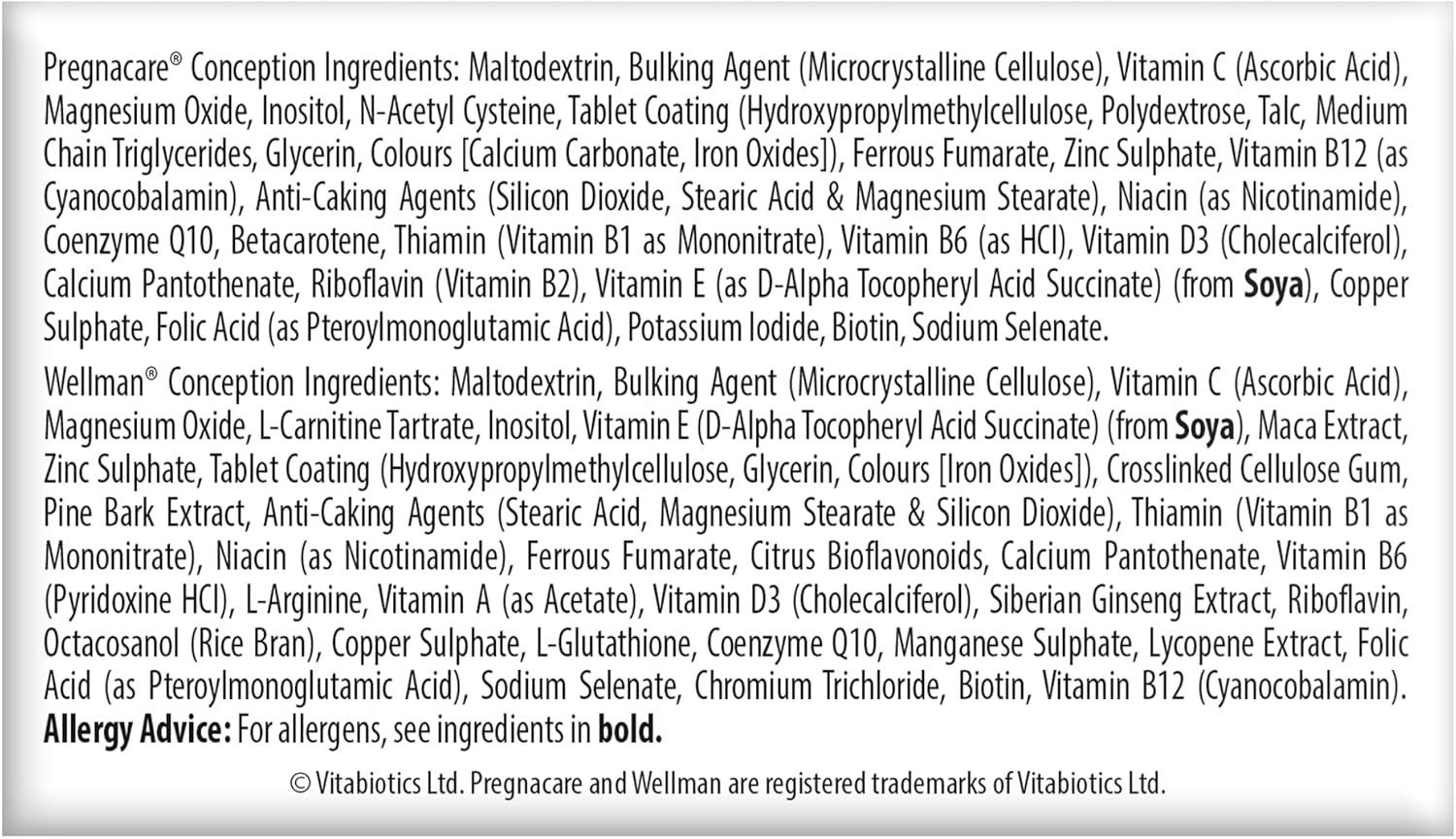 Vitabiotics – Pregnacare – His & 1 Count (Pack of 60), 56 Tablets + Capsules