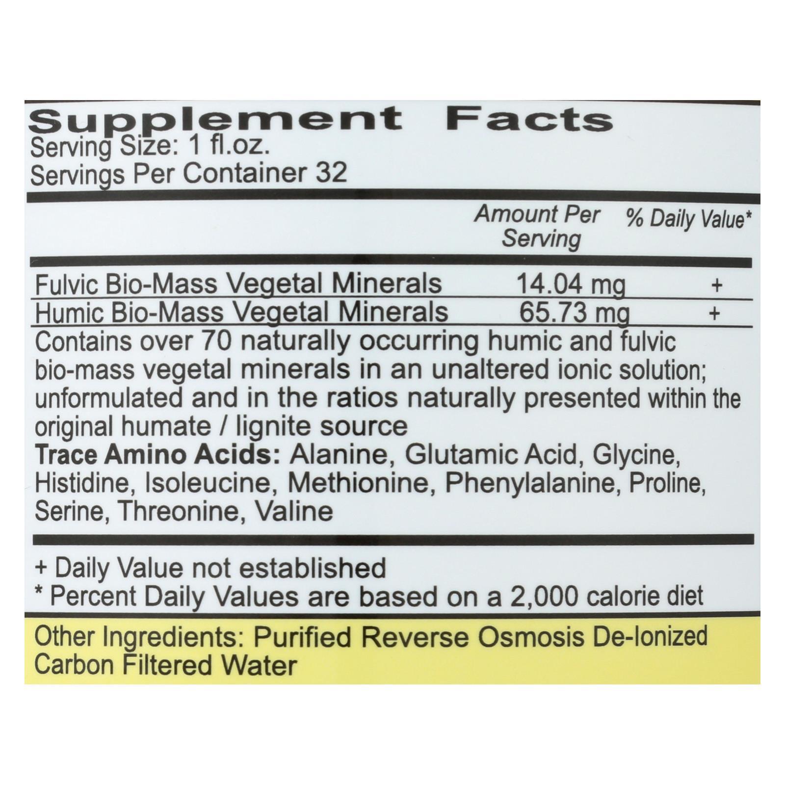 Vital Earth Minerals Mineral Fulvic Humic Blend 32oz