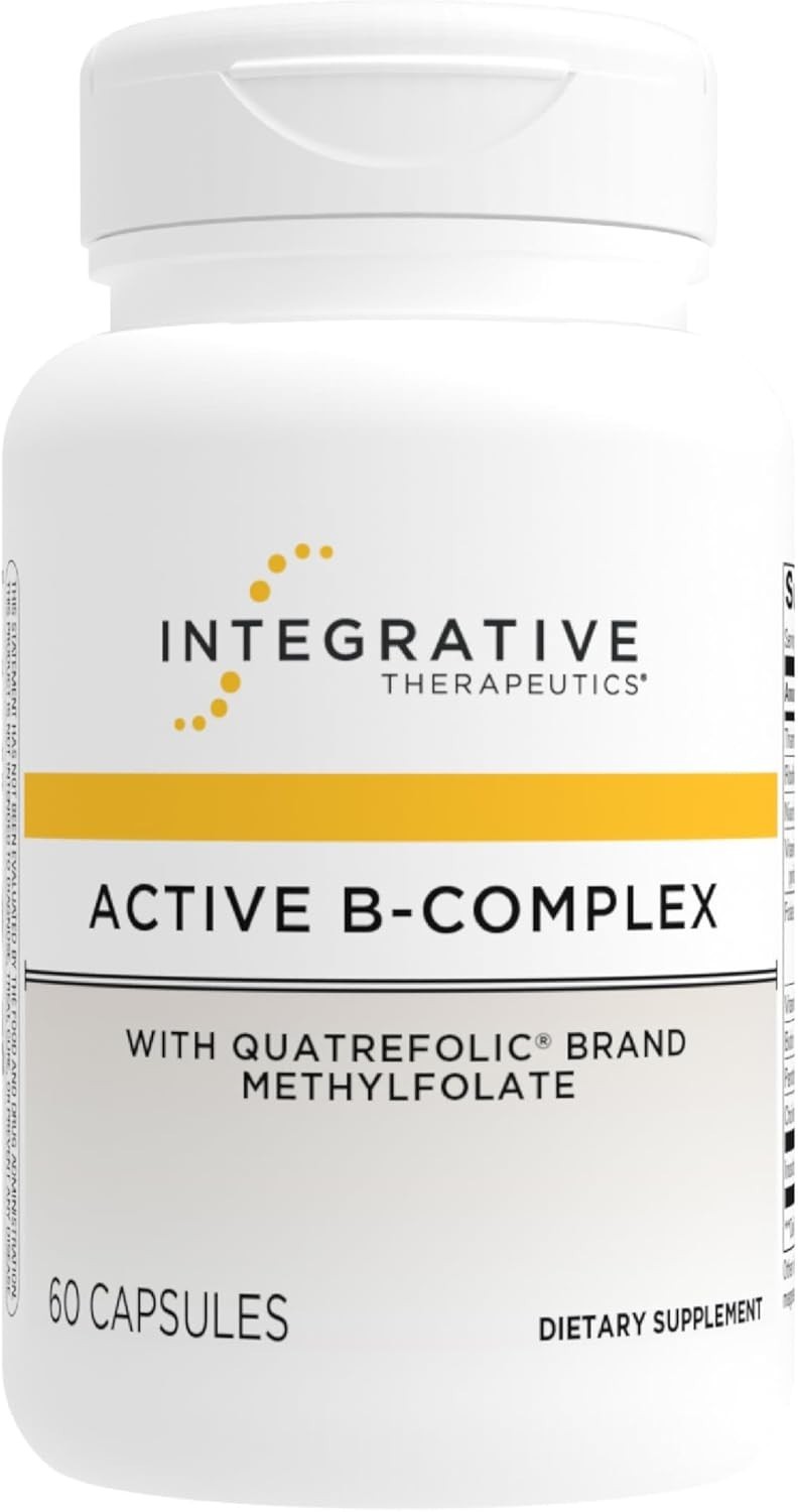 Integrative Therapeutics Active B-Complex 8 B-Vitamins Energy Support 60 Ct