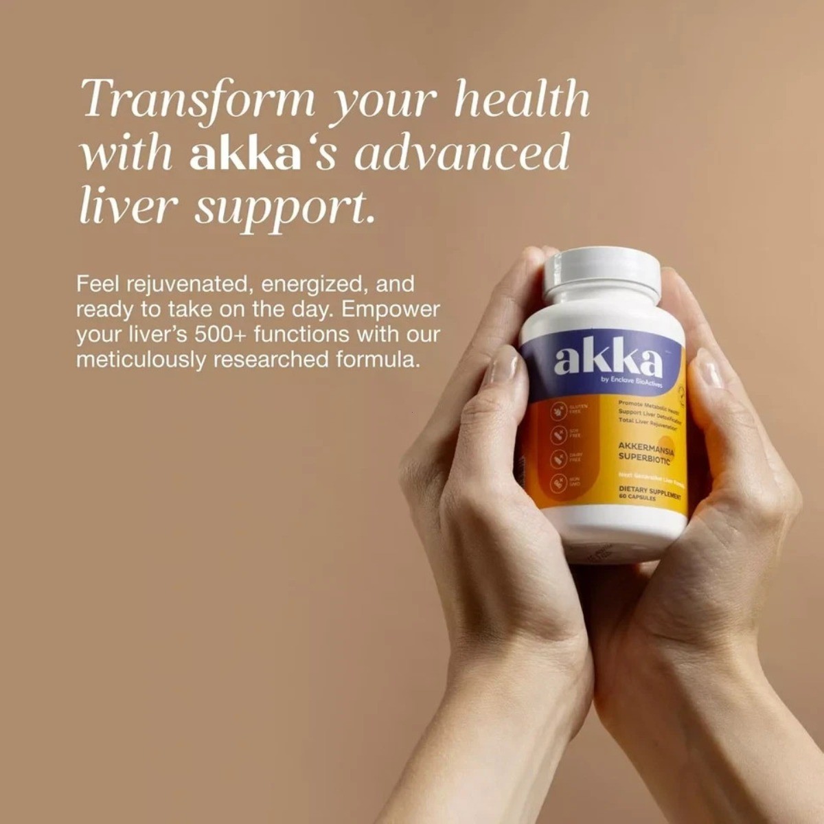 AKKA Premium Liver Cleanse Detox & Repair–Superbiotic, Gut Health & Milk Thistle