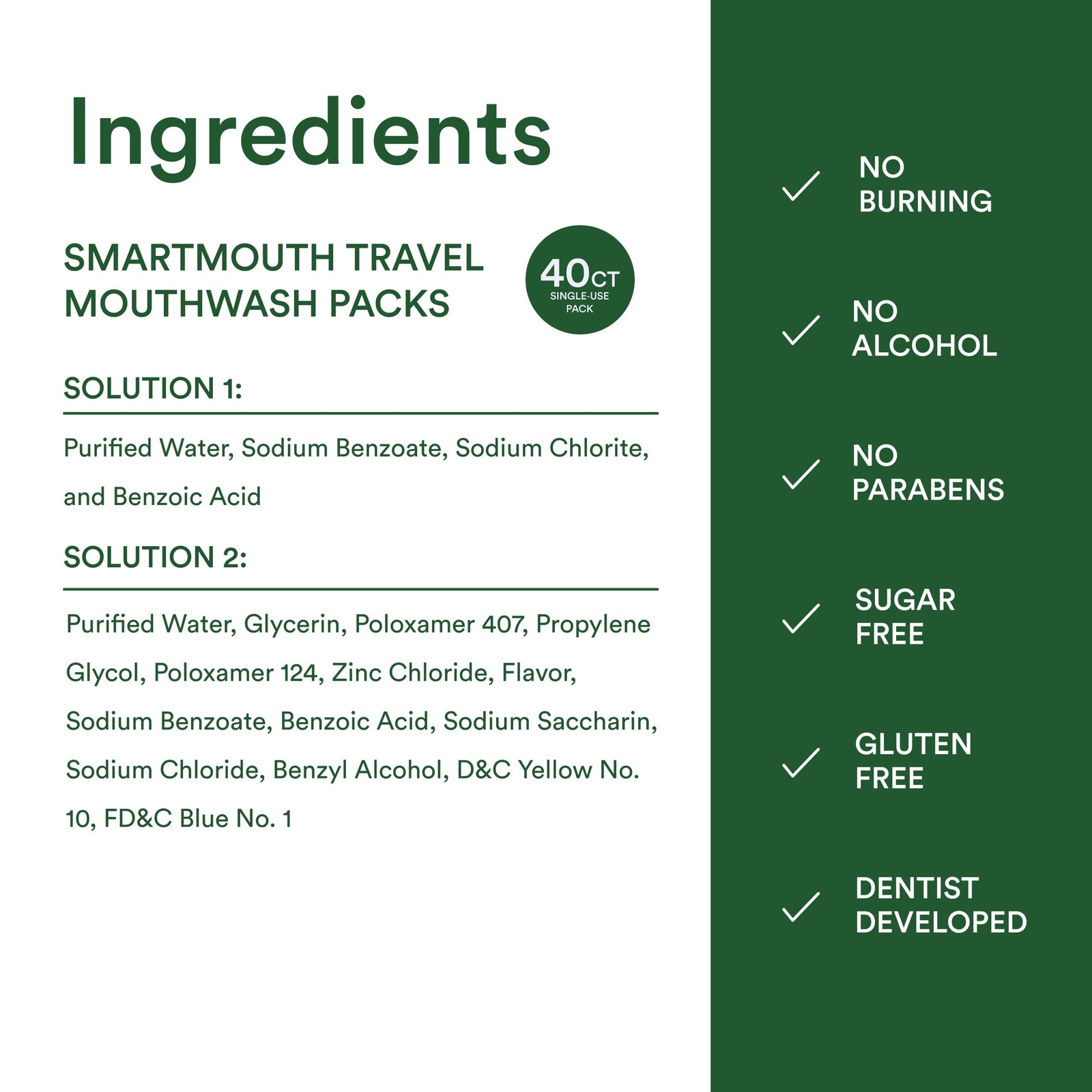 SmartMouth Original Zinc Activated Mouthwash Single Packs 4 Fl Oz (Pack of 4)