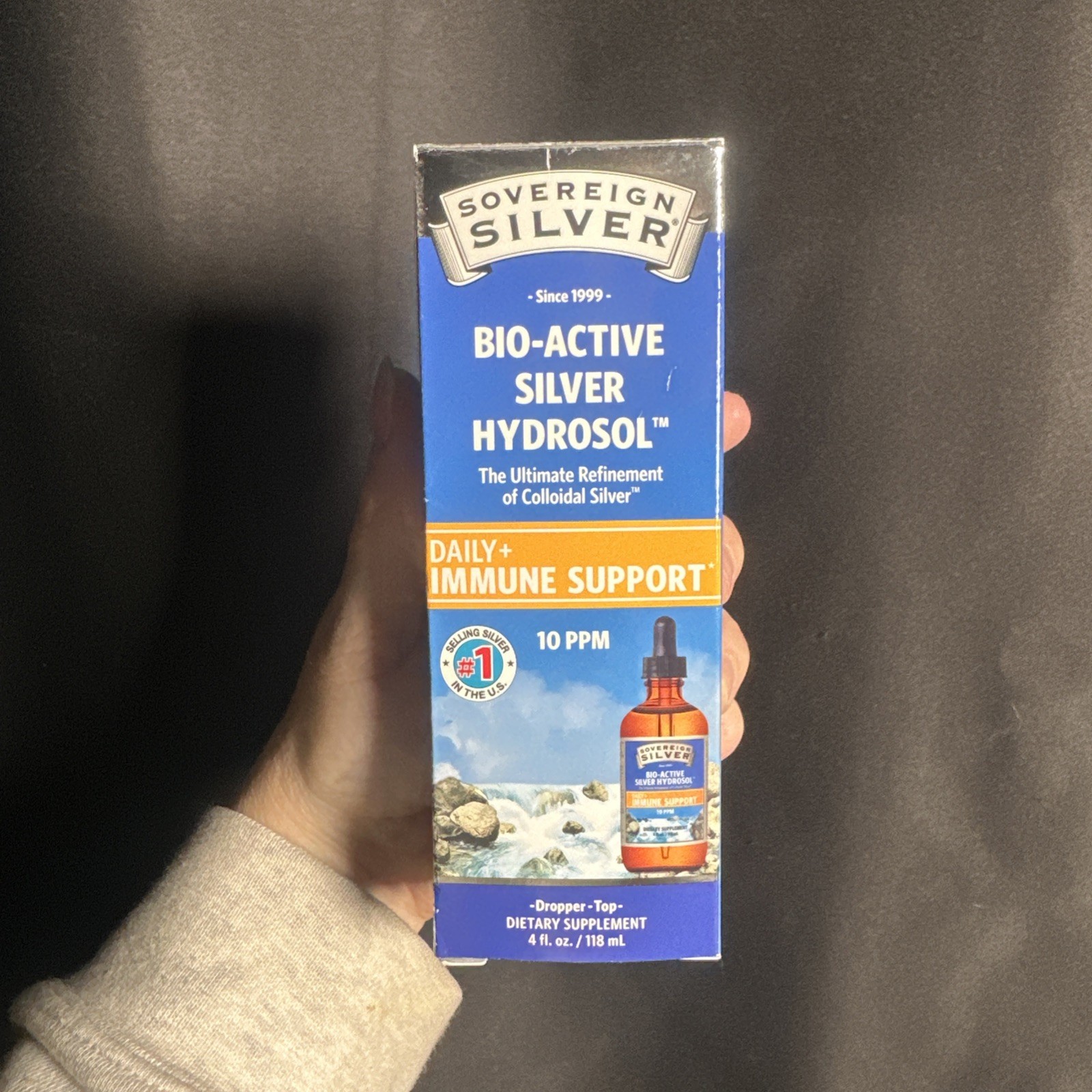 Sovereign Silver – Bio-Active Silver Hydrosol, Exp. 01/2027