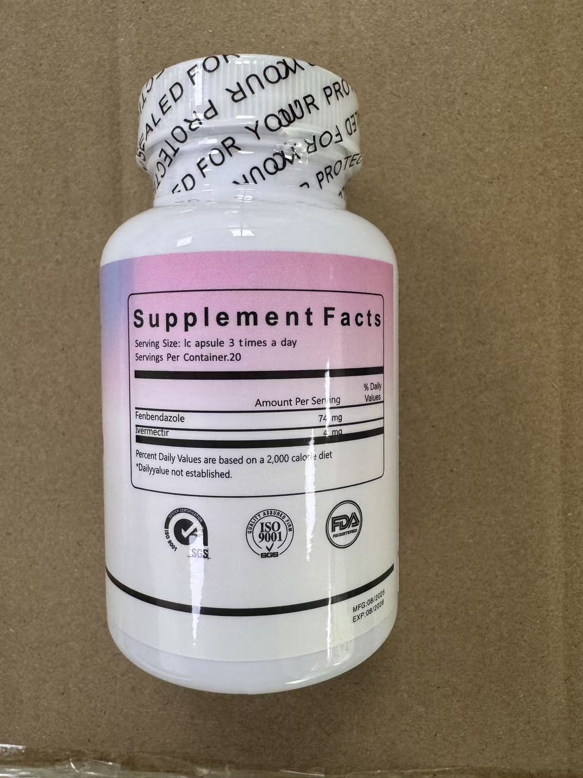 3Pack ParaPurge Gut Cleanse Capsules Gut and Colon Immune Support 180ct