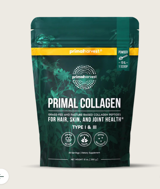 Primal Collagen Powder for Skin, Hair & Joint Health – Grass-Fed