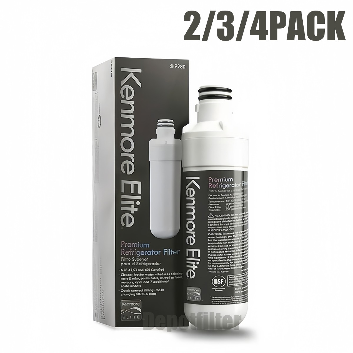 1 Pc 1Pcs Kenmore Elite 9980 469980 46-9980 Refrigerator Water Filter US-NEW