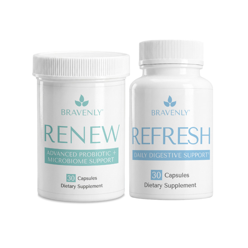 BRAVENLY GUT HARMONY DUO BUNDLE Renew and Refresh – NEW & FACTORY SEALED!