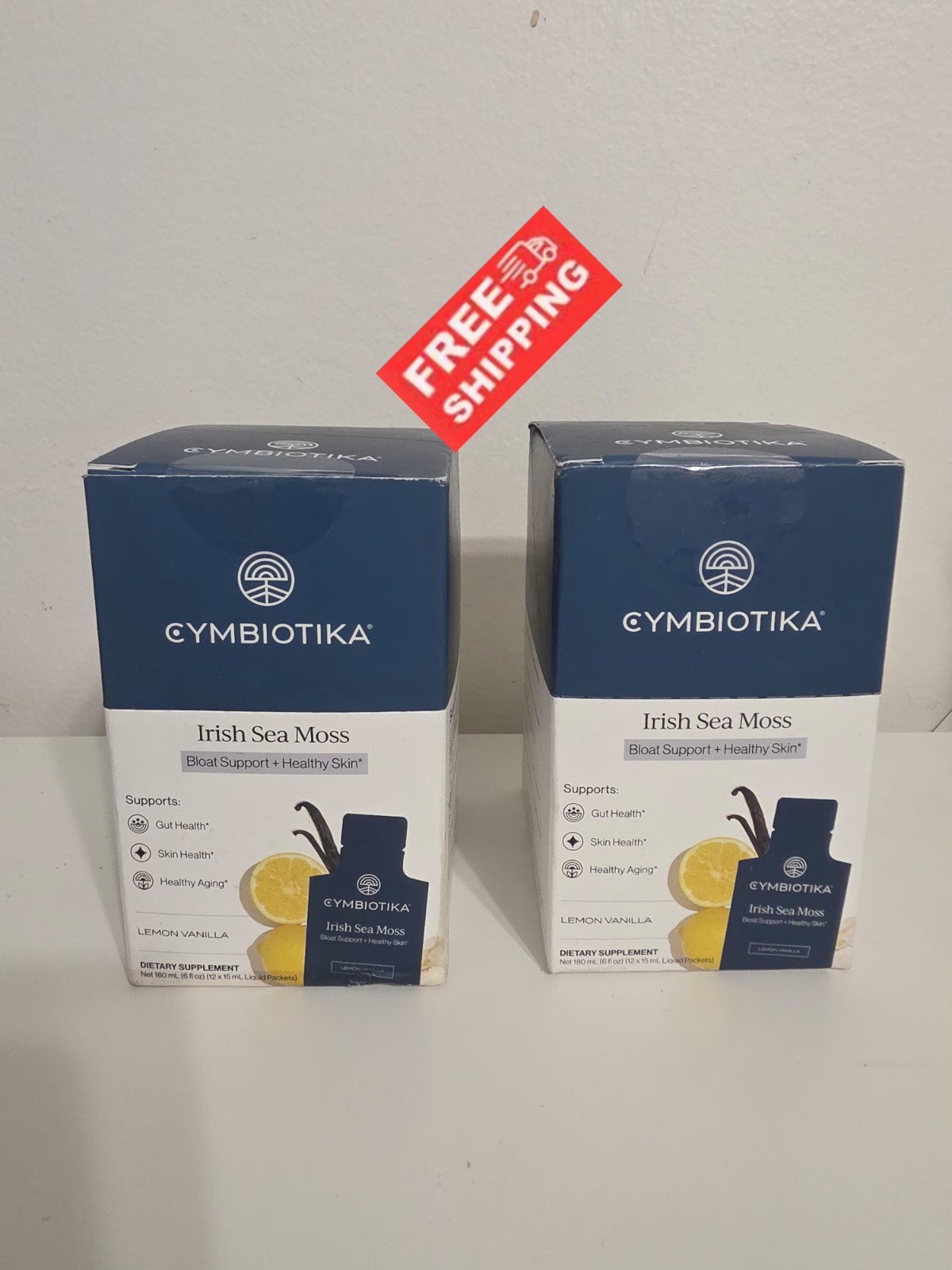 CYMBIOTIKA Irish Sea Moss Brand New In Box! 12 packets x 2, 24 total. Exp 9/2026