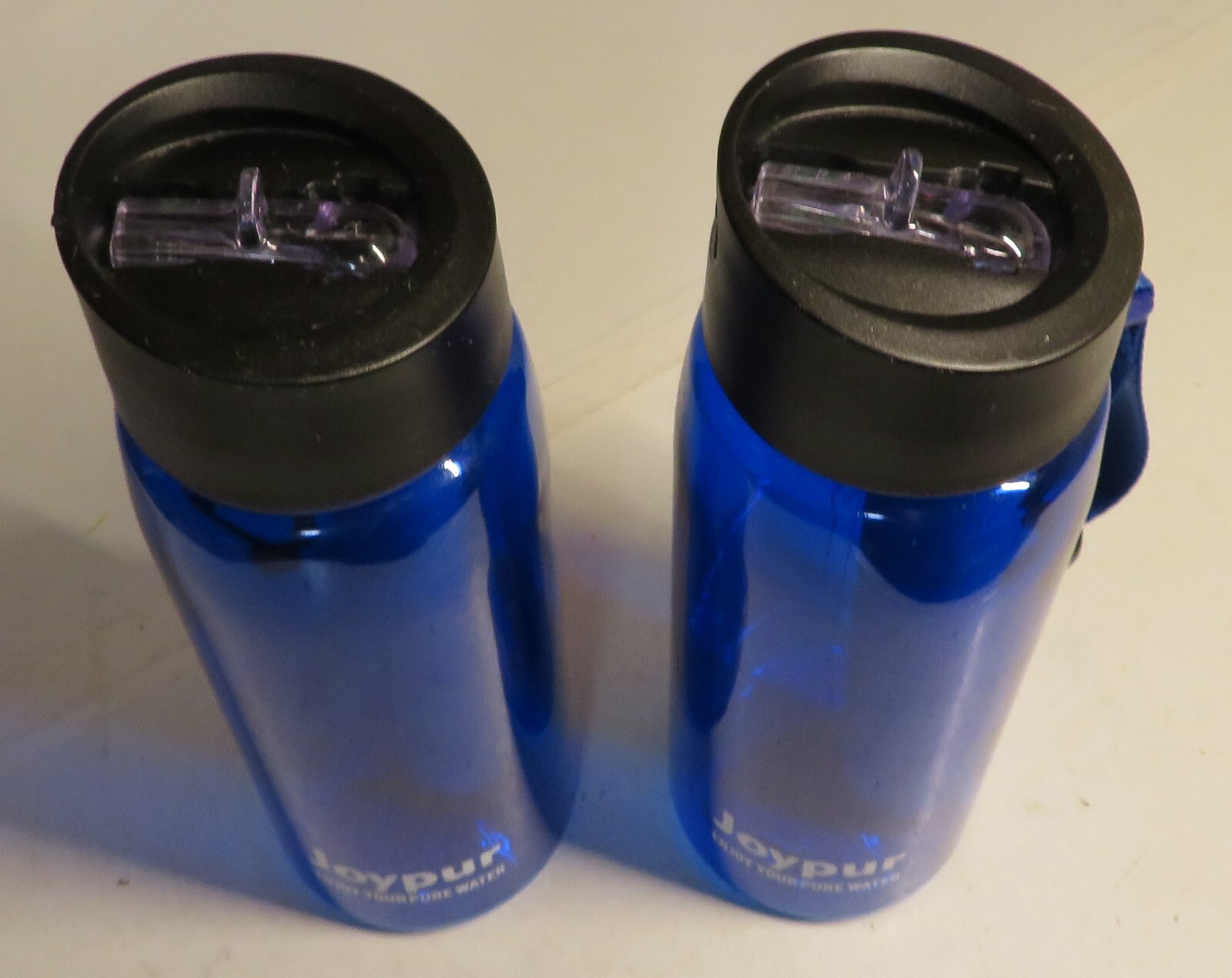 2 Joypur Filtered Sports Water Bottle Purifier Filter Outdoor Water Safely Blue