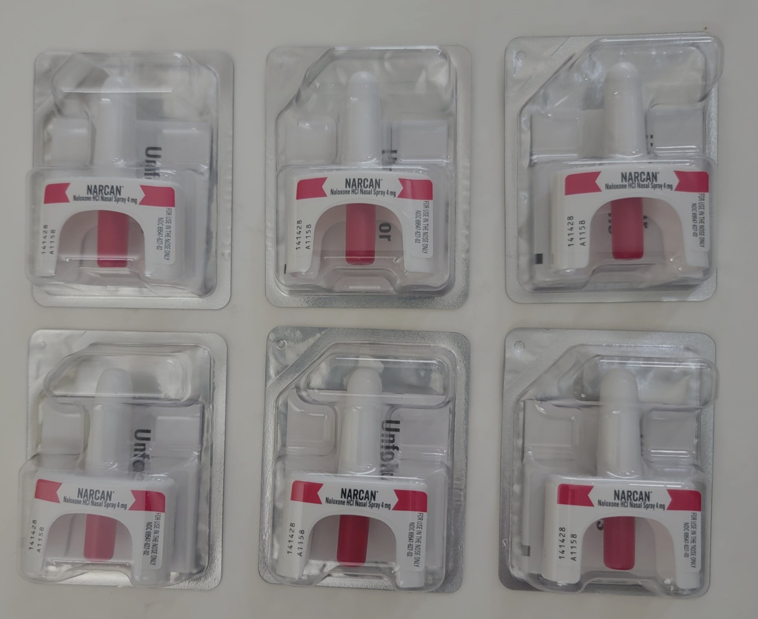 (Pack of 6) Nasal Spray 4 mg, Overdose Emergency Treatment EXP 12/2026 SEALED