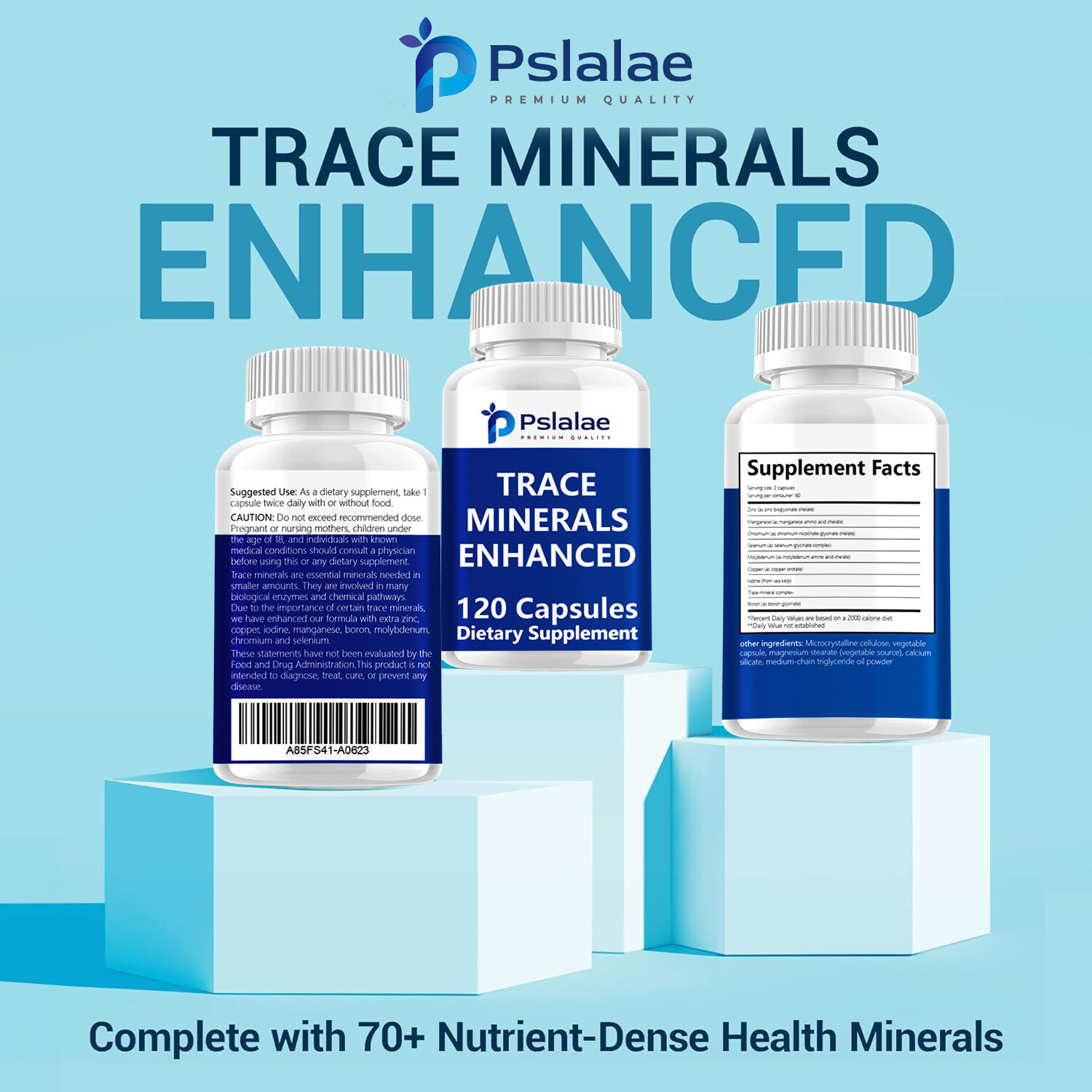 Trace Minerals Enhanced Complex – Zinc, Copper – Immune Support,Boost Metabolism