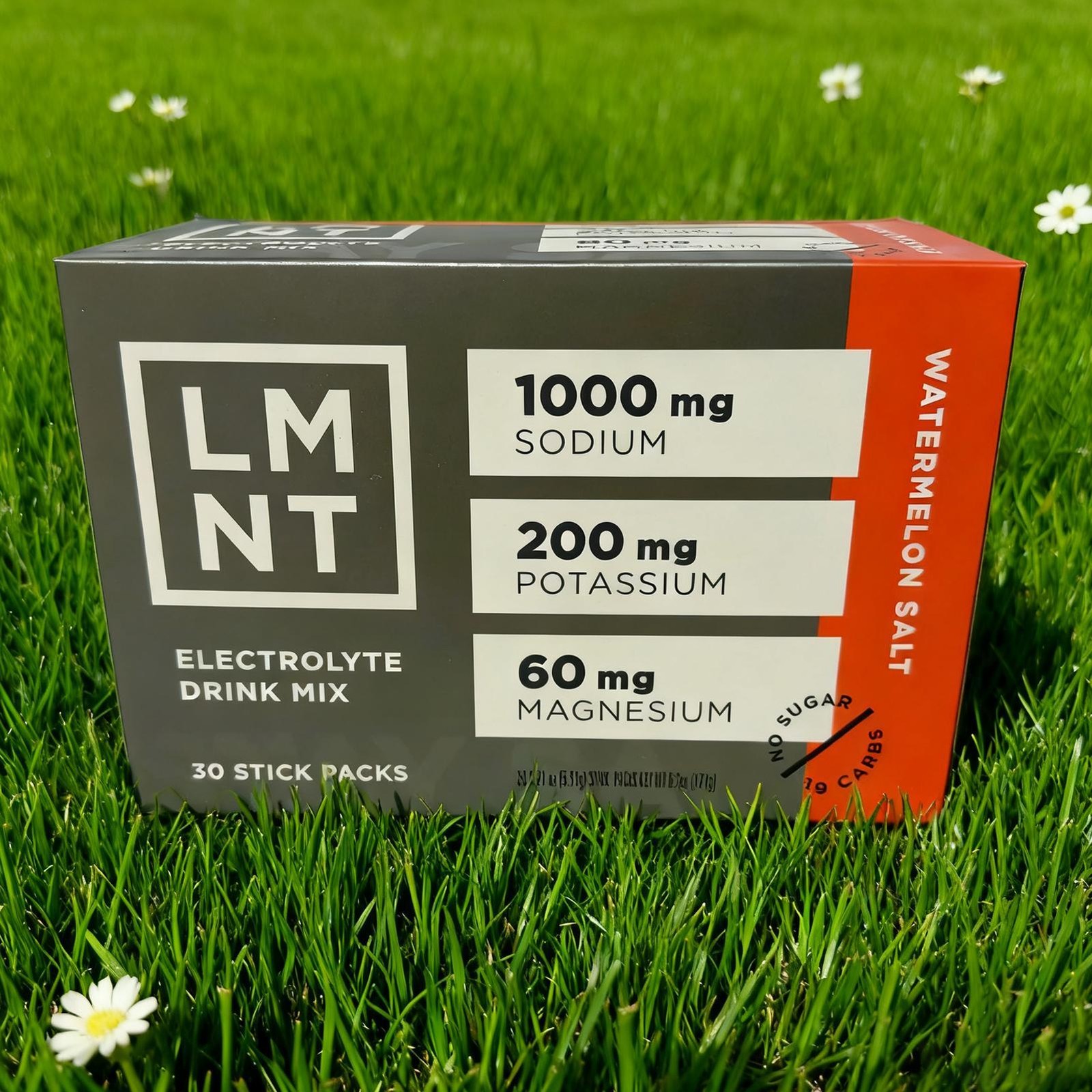 LMNT Zero Sugar Electrolytes – Watermelon Salt | Drink Mix | 30-Count