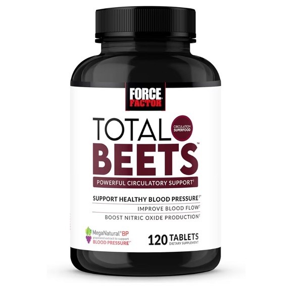 Total Beets Circulation Superfood Beet Root with Blood Pressure Support 120ct