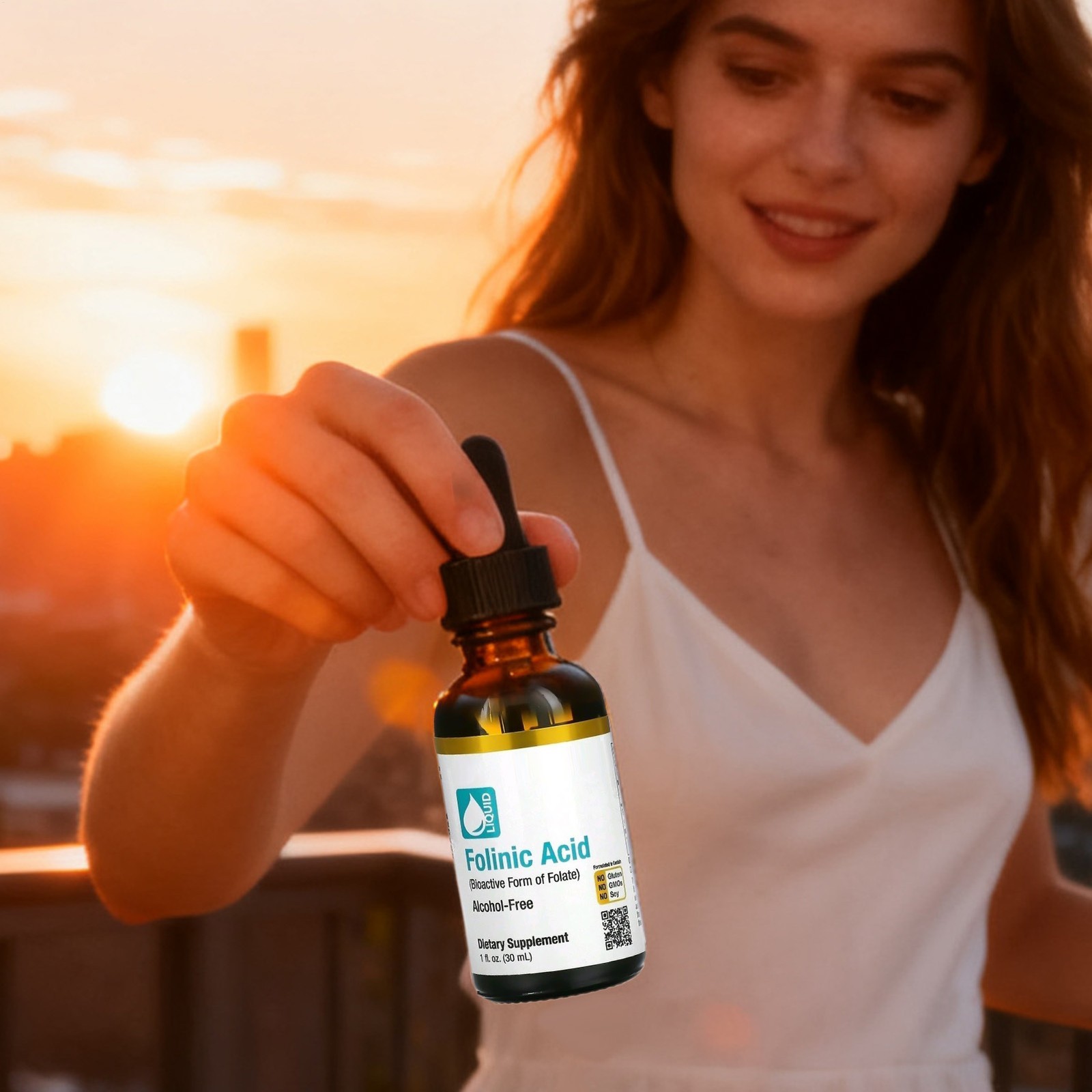 Premium c Acid Leucovorin Bioactive Designed Form of Folate Alcohol Free 30ml P