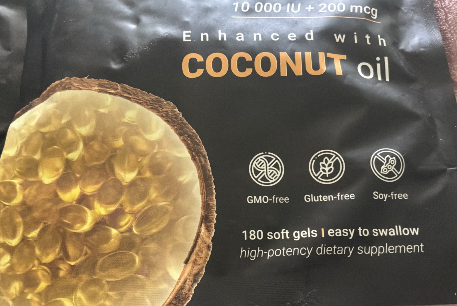 2 MicroLabs Vitamin D3 & K2 MK-7 180 Soft gels High Potency Coconut Oil 10,000iu