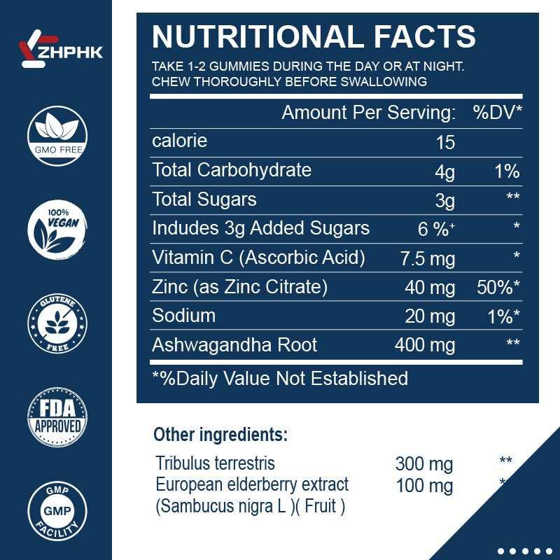 Male Massive Girth Gummies – Support for Enhanced Energy and Vitality 60 Gummies