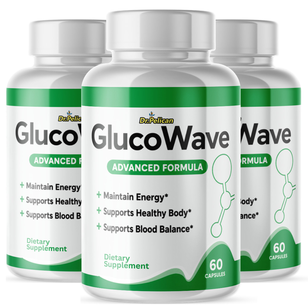 Gluco Wave-Blood Support- 3 Bottles- 180 Capsules