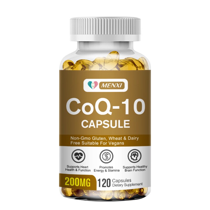 CoQ 10 CoEnzyme Q-10 200mg Support Heart Health,High Potency 120 Vegan Capsule