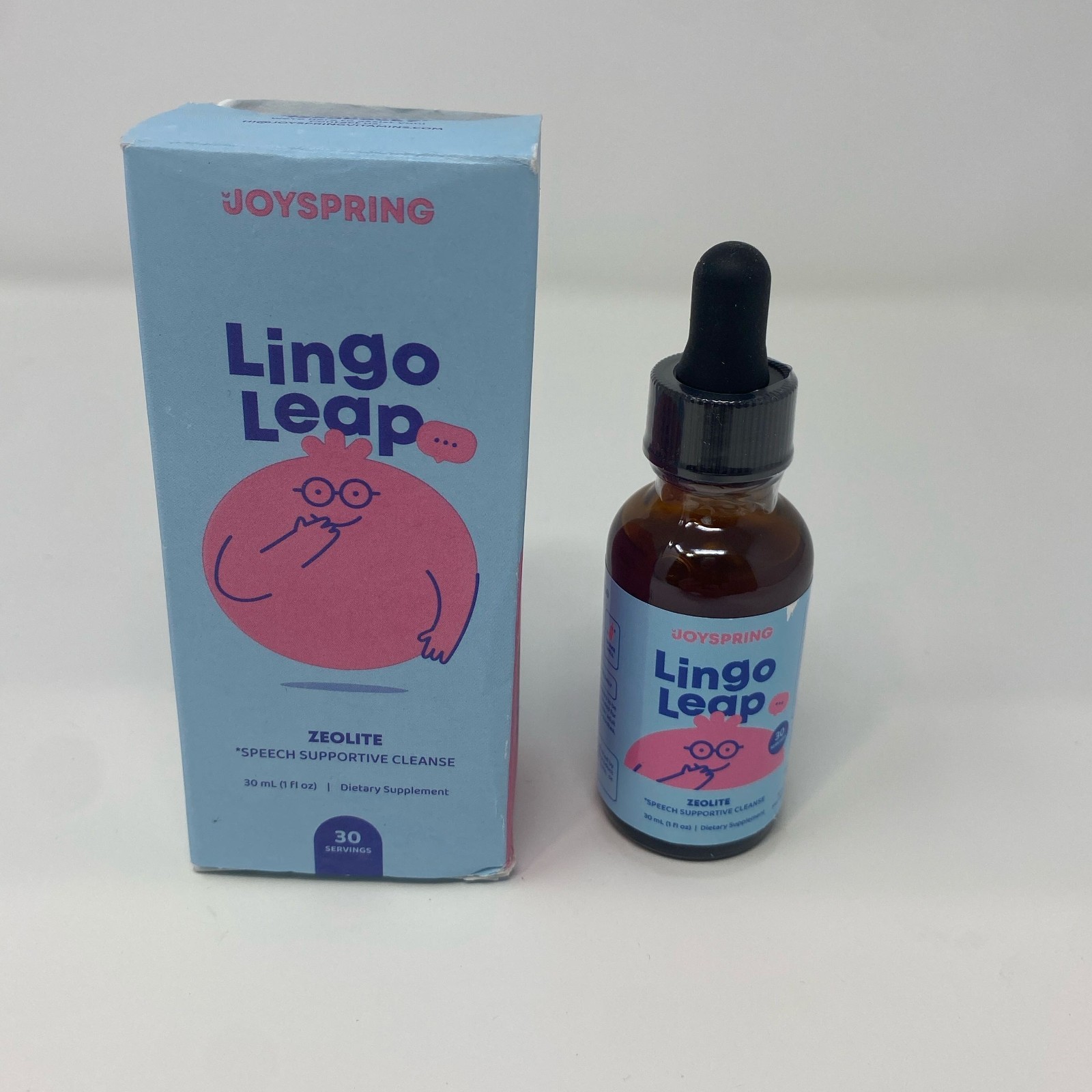 JoySpring Lingo Leap Zeolite Drops 30mL 1oz Kids Supplement