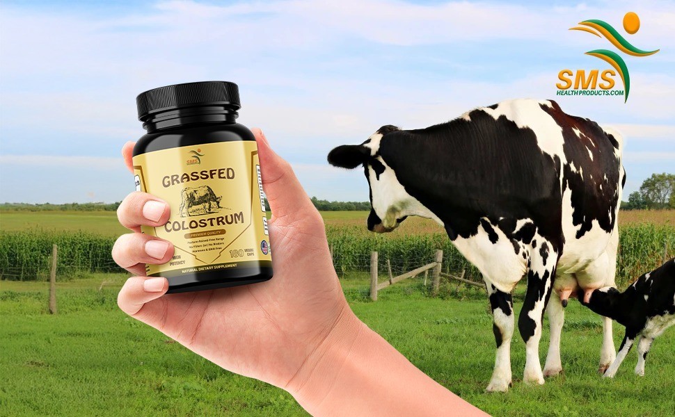 Desiccated Beef Colostrum, 100% Organic GrassFed Undefatted 180 Capsu…