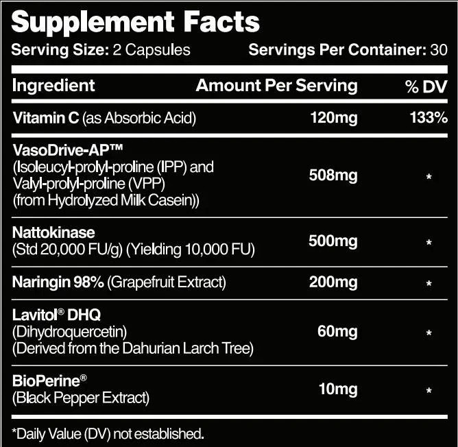 Leviathan Hemo Flow V3 Clinical Strength Nattokinase 10,000 FU Dietary