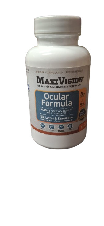 MaxiVision Ocular Formula Lutein and Zeaxanthin 60 Capsules 1 Bottle