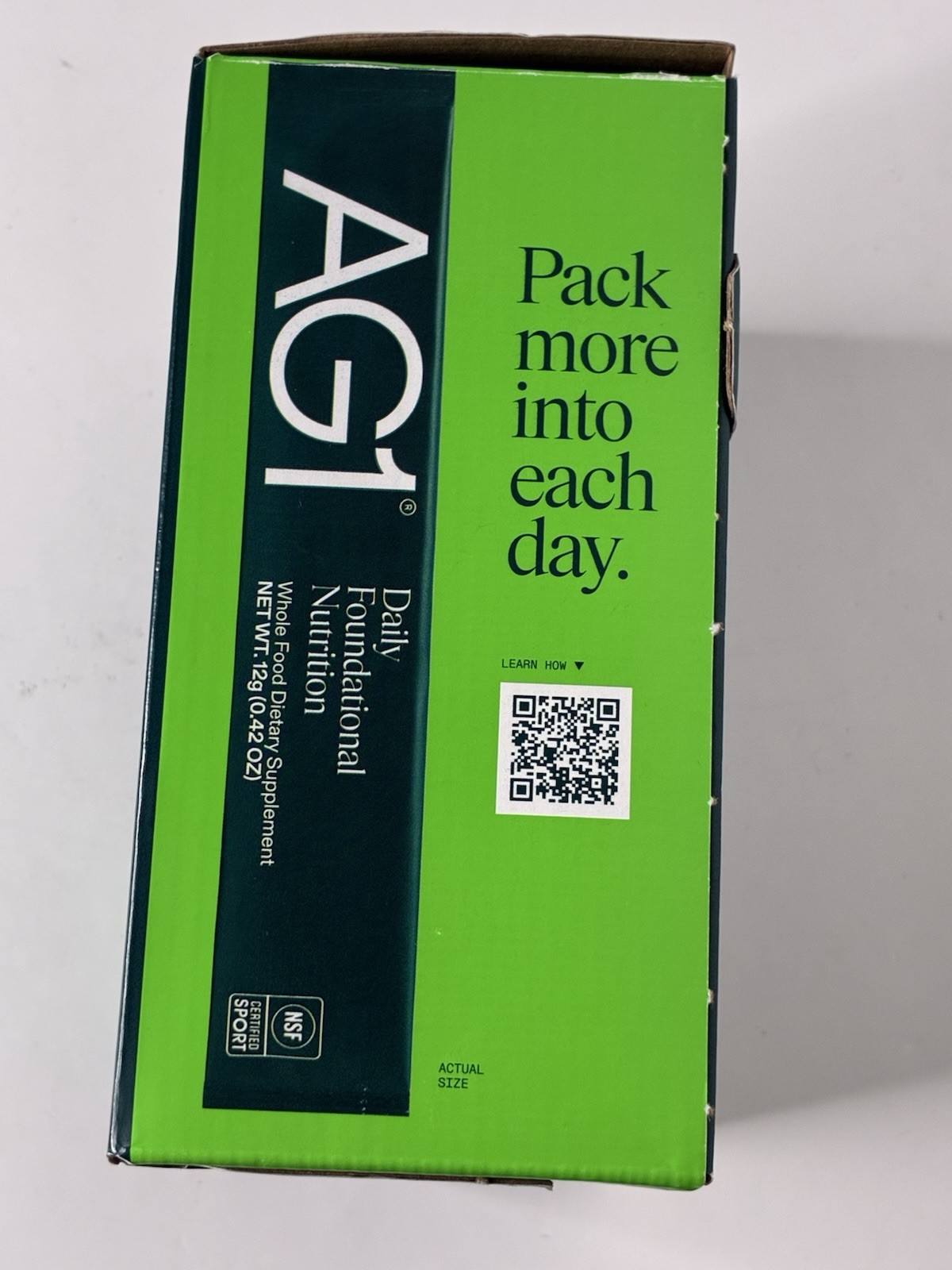 Athletic Greens AG1 40ct Daily Foundational Nutrition 40x12g Pks Exp 2027 OB
