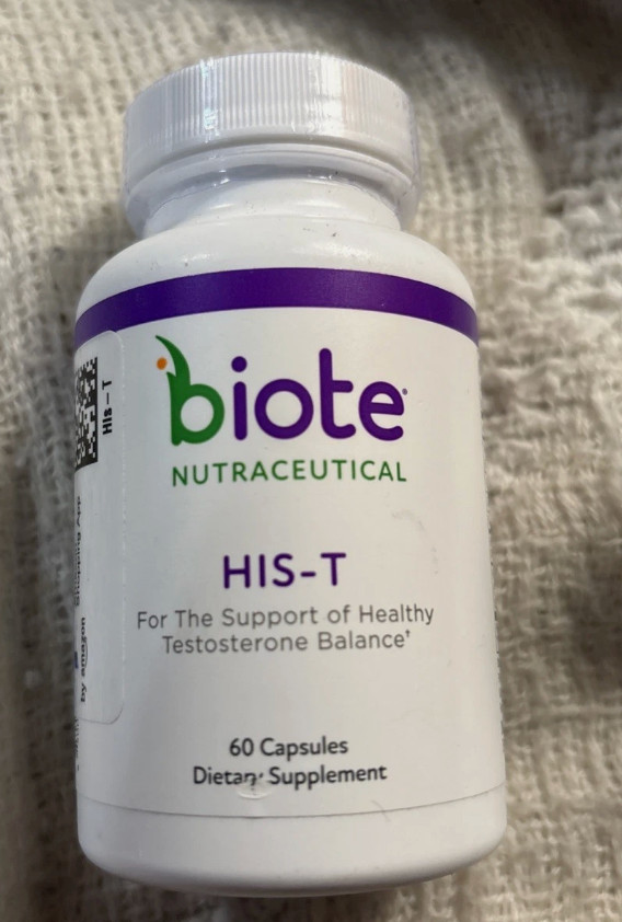 Biote Nutraceutical HIS-T For Men 60 Capsules