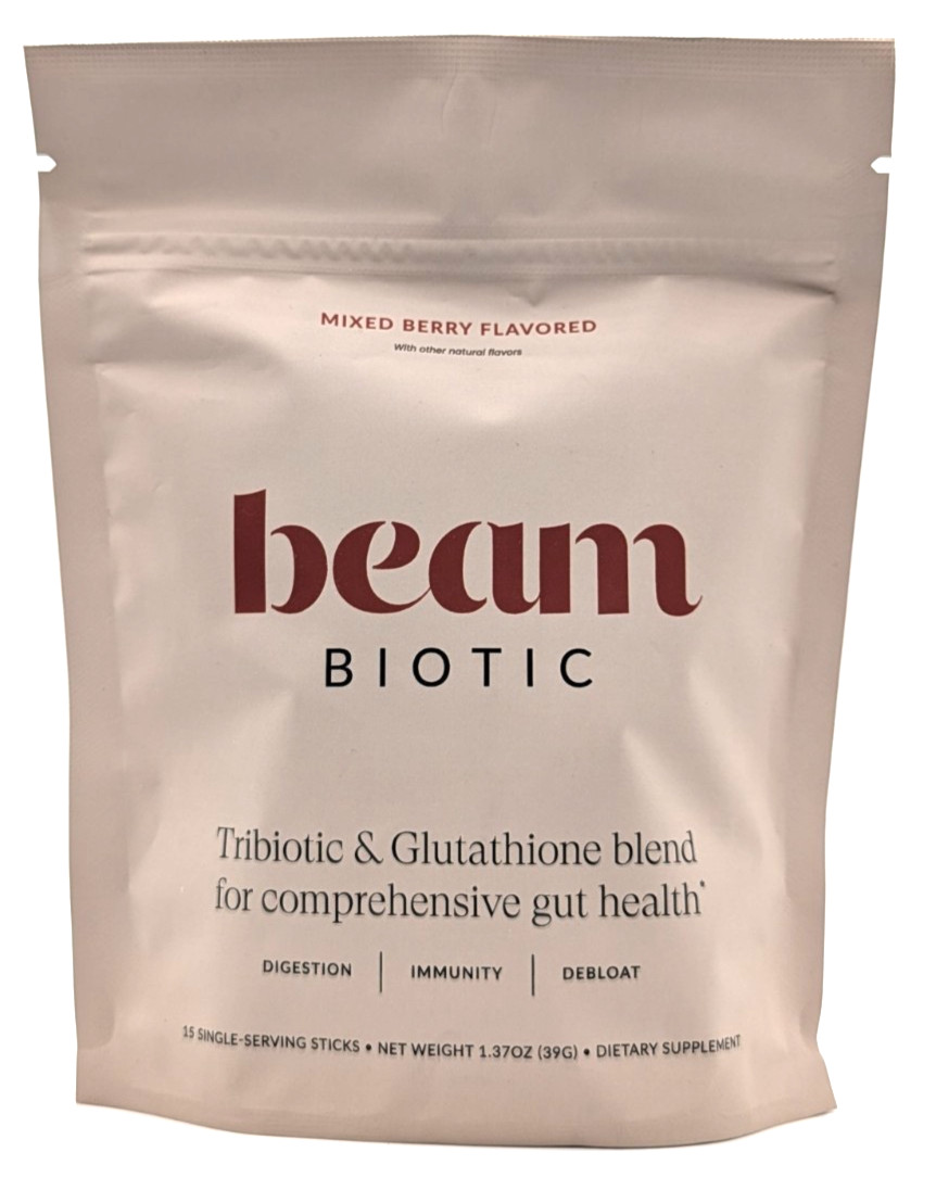 Beam Biotic, Tribiotic & Glutathione Blend, 15 Servings, Mixed Berry, Exp. 3/28