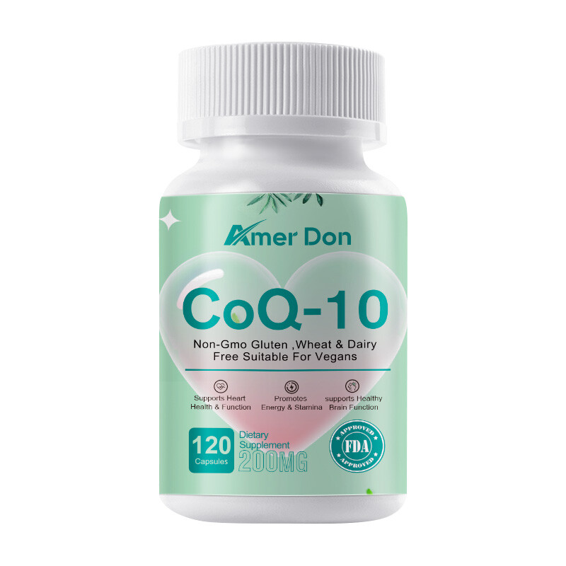 Coenzyme Q-10 200mg Ubiquinol Antioxidant, Heart Health Support, Increase Energy